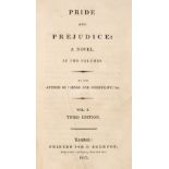 Austen (Jane). Pride and Prejudice: A Novel, 2 volumes in 1, 3rd edition, T. Egerton, 1817