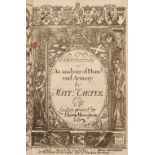 Carter (Matthew). Honor Redivivus: or, the Analysis of Honor and Armory, 3rd edition, 1673