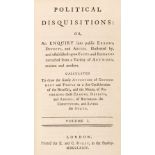 Burgh (James). Political Disquisitions, 1st edition, volumes 1 & 2, 1774