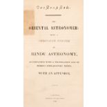 U??amu?aiy?n. The Oriental Astronomer, Jaffna: American Mission Press, 1848, with another