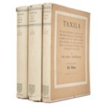 Marshall (John). Taxila, 1st edition, 3 volumes, Cambridge: Cambridge University Press, 1951