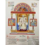 Illuminated Manuscript Reference. A large collection of illuminated manuscript reference