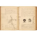 Hottot (Robert, 1884-1939). An original illustrated manuscript diary by Hottot of his expedition