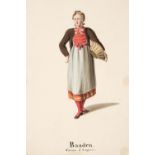 Switzerland, France, Germany, Spain & Italy. Watercolours and lithographs, circa 1820-1830