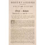 Economics. Observations on the state of gold and silver in Great-Britain, both in coin and bullion,
