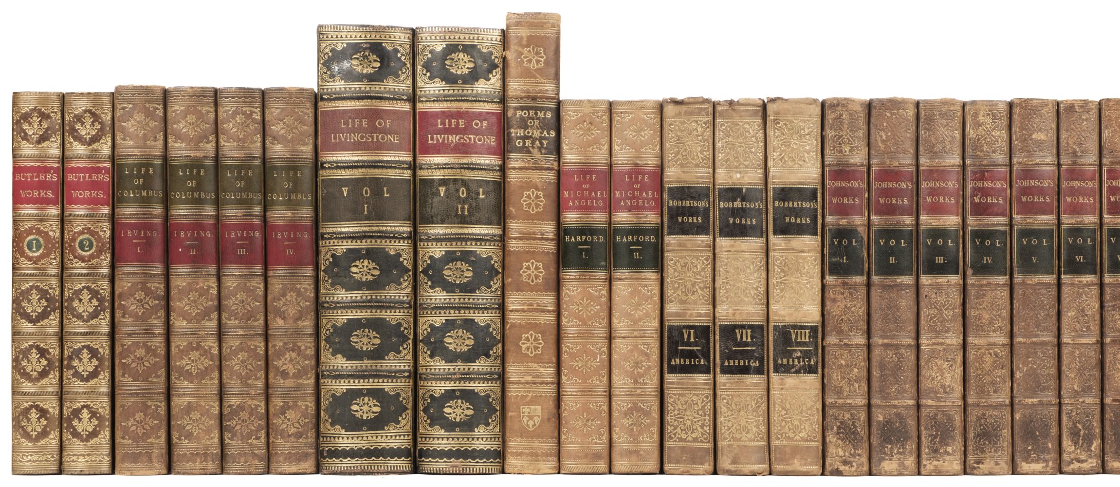 Bindings. The Works of Samuel Johnson, 12 vols., 1810