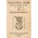 Sannazaro (Jacobo). Opera Omnia, 1536, and 3 others