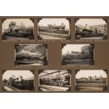 Railway Photographs. A collection of 10 albums of railway interest, mostly early 20th century