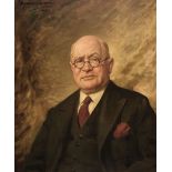 Cooper (A. E. 1883-1974). Portrait of Sir Edward Mortimer Mountain, 1943, oil on canvas, signed