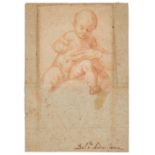 Lombardy School, 16th Century. Infant, sanguine chalk,