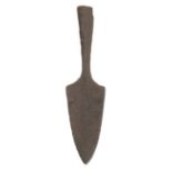 Viking. A Viking arrowhead, iron socketed form circa 800 - 900 AD found in Vejle, Demmark