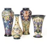 Moorcroft. A collection of modern Moorcroft pottery
