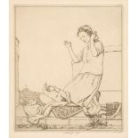 Austin (Robert Sargent, 1895-1973). Roman Madonna, 1922, etching