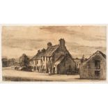 Bone (David Muirhead, 1876-1953). Ballantrae Road, black crayon on paper..., and one other