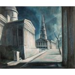 Gurschner (Herbert, 1901-1975). Trafalgar Square, oil on canvas, signed 'GURSCHNER'