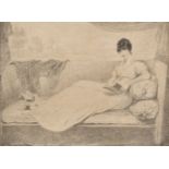 Edridge (Henry, 1768-1821). Young Woman reclining, 1805