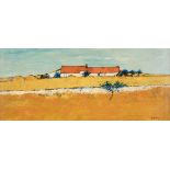 Humphreys (David, 1937-). Farm buildings in a Landscape