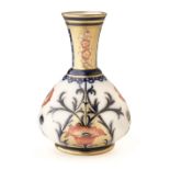 Moorcroft. A Moorcroft Macintyre Aurelian pattern vase