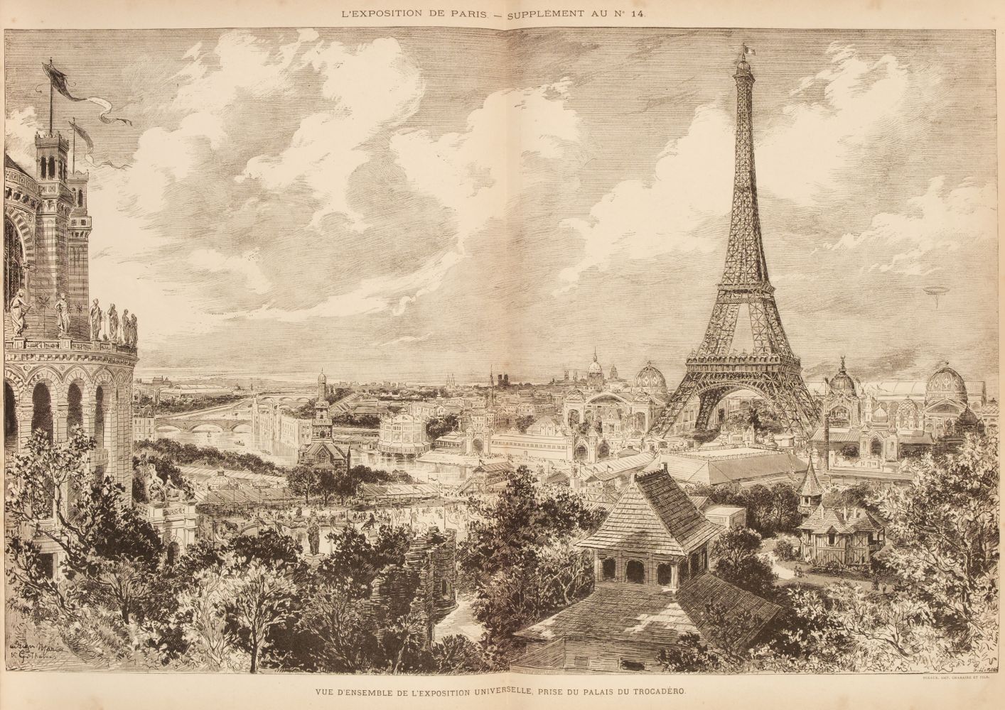 Paris. L'Exposition de Paris (1889), 1st and 2nd volumes, Paris: A La Librairie Ilustree, 1889
