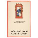 Bird (Cyril Kenneth, pseud. 'Fougasse'). Carless Talk costs Lives, circa 1940