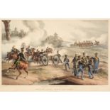 Military. A collection of seven engravings and lithographs, 19th century