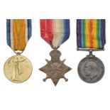 WWI Medals. WWI 'Gallipoli' casualty croup to Sergeant A. Brewer, Royal Dublin Fusiliers