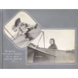 Aviation. Postcard album relating to English aviation shows, circa 1912