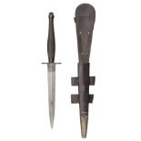 Fighting Knife. A WWII Fairbairn-Sykes 2nd Pattern Fighting Knife by Wilkinson Sword Co Ltd London