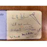 Aviation Autographs. A small pocket album circa 1950s including Neville Duke