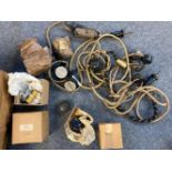 RAF Accessories. A WWII oxygen mask microphones (6)