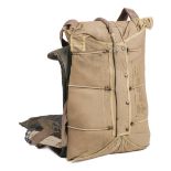 Parachute. An Irvin chair-type parachute pack