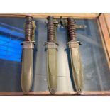 Fighting Knife. A WWII American M3 Imperial fighting knife (3)