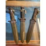 Fighting Knife. A WWII American M4 fighting knife / bayonet (3)