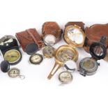 Military Compasses. A WWI and later compasses