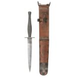 Fighting Knife. A WWII American Marine Raider Stiletto