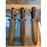 Fighting Knife. A WWII American M4 Imperial fighting knife (3)