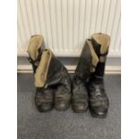 Flying Boots. Two pairs of RAF 1936 pattern flying boots