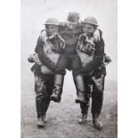 WWII Army Fire Service. A WWII photograph album