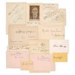 Composers’ Autographs. Autograph Musical Quotations Signed, late 19th & early 20th century