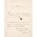 French Military Autographs. A collection of autograph letters and signatures