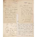 Foster (Henry S.). Three autograph albums containing letters to Henry S. Foster MP & Harry S.