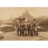 Lord Kitchener's Mission to Japan. Group of Lord Kitchener's Mission to Japan to attend