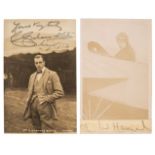 Early Aviation Ephemera. A business Card for Henry & Maurice Farman Aeroplanes