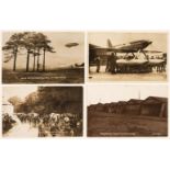 Postcards. A collection of 88 postcards of early aviation interest, early 20th century