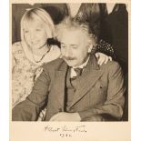 Einstein (Albert, 1879-1955). Signed Photograph, ‘Albert Einstein, 1933’