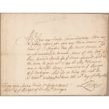 Lord High Treasurers. A group of 4 documents with autographs of Lord High Treasurers, 1679-1722