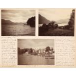 Gurney (Somerville Arthur). A group of 10 photographically-illustrated travel scrapbooks,