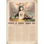 Irish-American Political Broadsides. Speech of Robert Emmet, Esq.