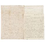 Peninsular War. Two important campaign letters from Alexander Steele describing the actions at El