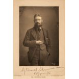 Shaw (George Bernard, 1856-1950). Photograph Signed, [1893]